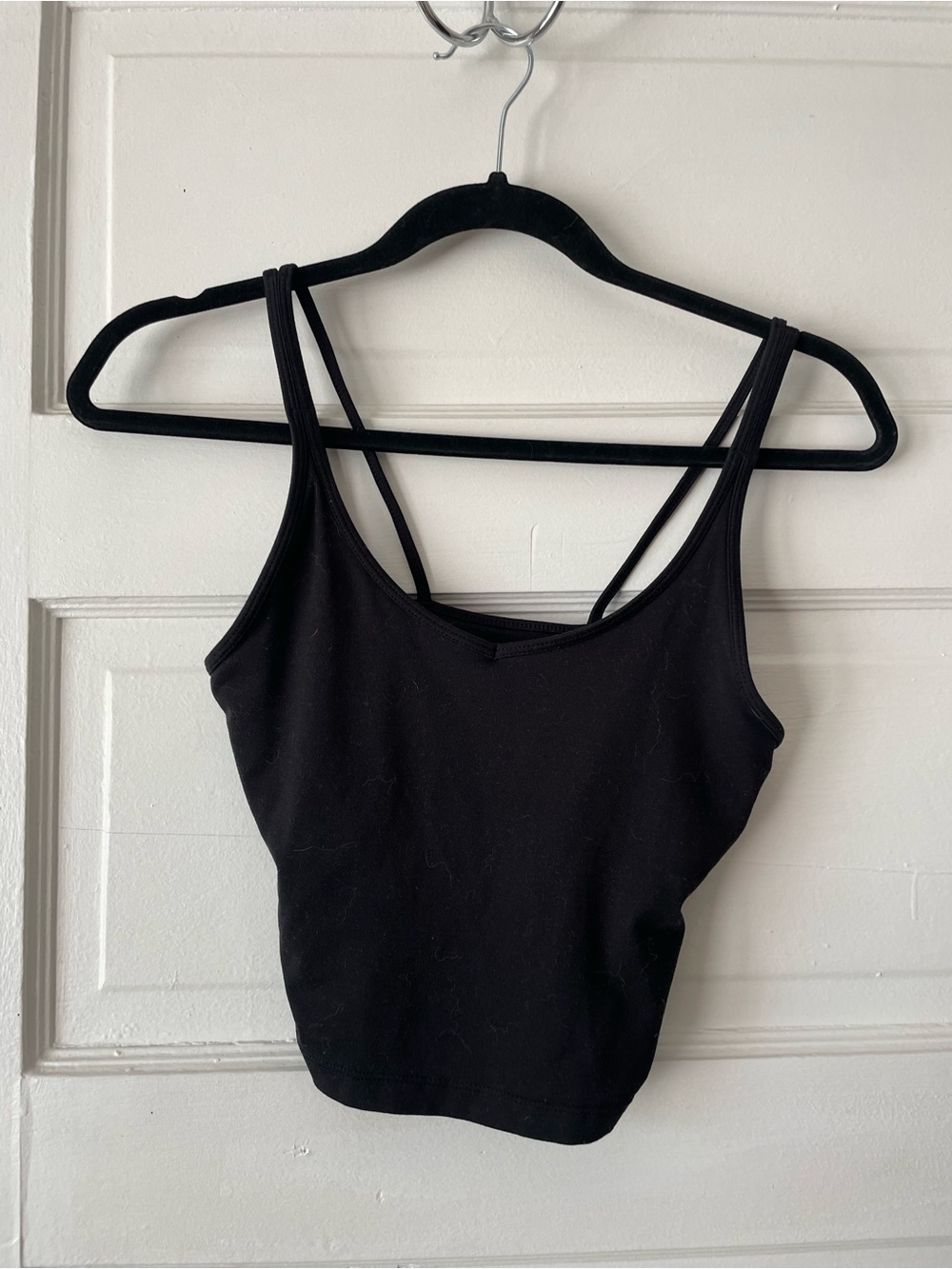 Vuori Black Double Strap Women's Tank Top